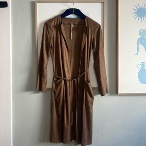 Joe Brand Max Studio faux suede duster sz Small